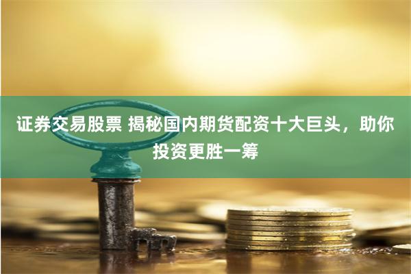 证券交易股票 揭秘国内期货配资十大巨头，助你投资更胜一筹