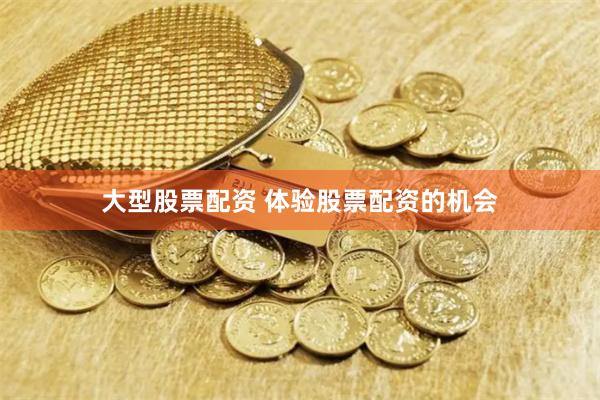 大型股票配资 体验股票配资的机会